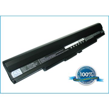 Asus UL30, UL250, UL80 akku, 4400 mAh Musta