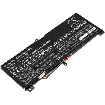 Asus kannettavan tietokoneen GL503VS / ROG Strix GL503VS-0041A7700HQ yhteensopiva akku 4000mAh