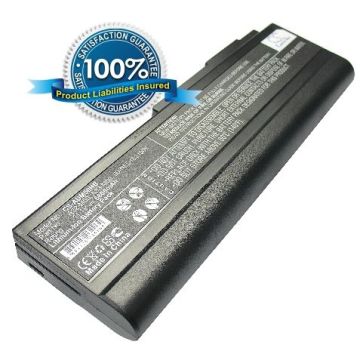 Asus M50, M51, M70, X55S, G50, L50, X55,  M51E,  X55, X57VN, G50VT  akku 6600 mAh Musta