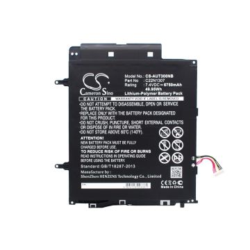 Asus T300CHI-F1-DB, T300LA-13NB02W1M28011, T300LA-BB31T akku 6750 mAh