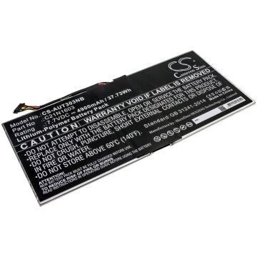 Asus kannettavan tietokoneen B9440UA / B9440UA-XS51 yhteensopiva akku 4900mAh