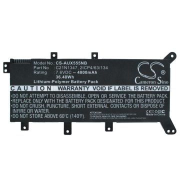 Asus A555L / F555 / F555L akku 4800 mAh