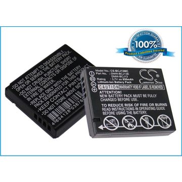 Panasonic DMW-BCJ13, DMW-BCJ13E, DMW-BCJ13PP akku - 850 mAh