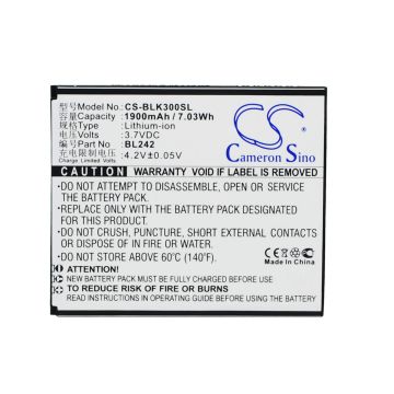 Lenovo A6000, A6000 DUAL SIM, K3 akku 1900 mAh