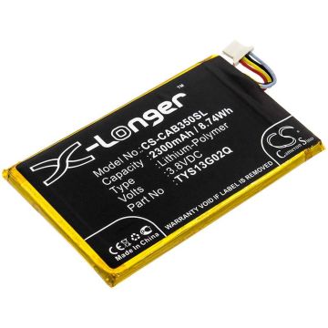 CAT B35 akku 2300mAh