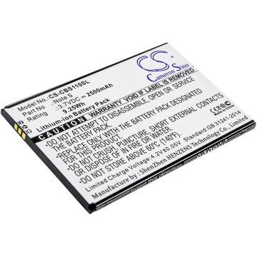 Cubot älypuhelinten Note S yhteensopiva akku 2500mAh