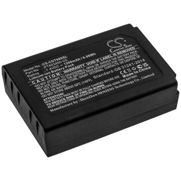 CEM tutkimuslaitteen DT-9880 / DT-9881 yhteensopiva akku 1200mAh