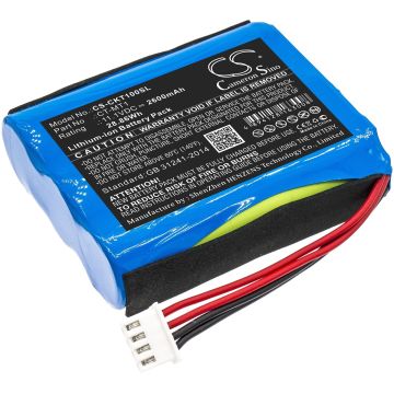 Clarke-Tech tutkimuslaitteen CT Triple yhteensopiva akku 2600mAh