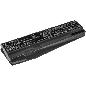 Clevo kannettavan tietokoneen N850 / N850EK1 yhteensopiva akku 4400mAh