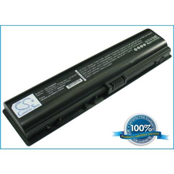 HP Pavilion DV2000, Pavilion DV6000, Pavilion DV6100, Pavilion DV6200, DV6400, DV6500, Pavilion dv2000t, Pavilion dv6000t, Pavilion dv2000z, Pavilion dv6000z, akku 4400 mAh