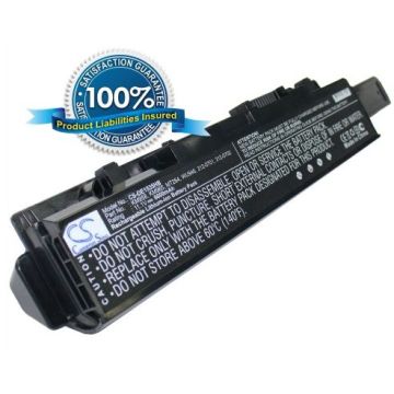 Dell Studio 1535, Studio 1536, Studio 1537, Studio 1555, Studio 1557 akku, 6600 mAh Musta