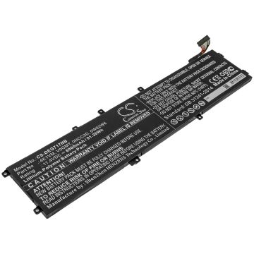 DELL kannettavan tietokoneen G7 17 7700 yhteensopiva akku 8000mAh