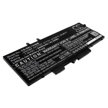 DELL kannettavan tietokoneen Latitude 14 5400 / Latitude 14 5500 yhteensopiva akku 8400mAh