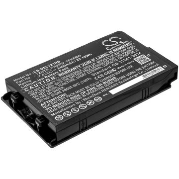 DELL kannettavan tietokoneen Latitude 12 7202 / Latitude 7202 yhteensopiva akku 3400mAh