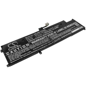 DELL kannettavan tietokoneen Latitude 13 7370 / Latitude 7370 yhteensopiva akku 5650mAh