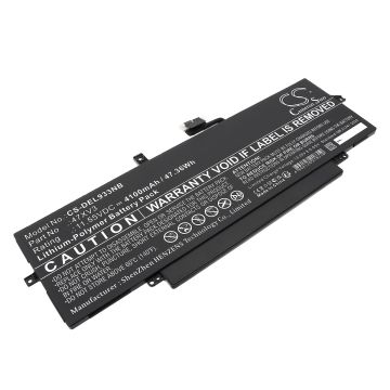 DELL kannettavan tietokoneen Latitude 9330 / Latitude 9330 2-in-1 yhteensopiva akku 4100mAh