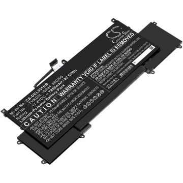 DELL kannettavan tietokoneen Latitude 9510 2-in-1 yhteensopiva akku 7250mAh