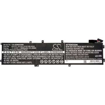 Dell Precision 5520 Akku 8000 mAh