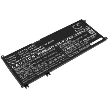 DELL kannettavan tietokoneen Chromebook 13 3380 / Chromebook 13 3380-6TXJ4 yhteensopiva akku 7000mAh