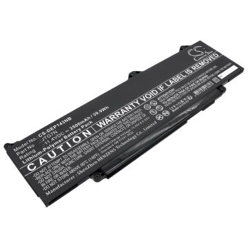 DELL kannettavan tietokoneen Latitude 13 5340 / Latitude 14 3440 DDR4 yhteensopiva akku 3500mAh