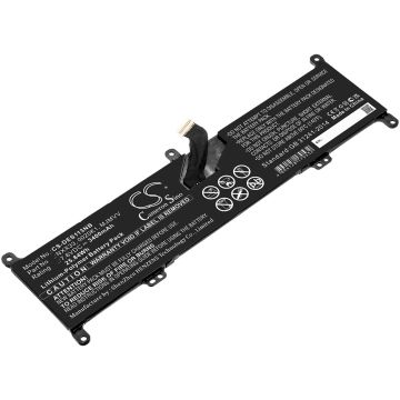 DELL kannettavan tietokoneen Inspiron 11 3195 2-in-1 yhteensopiva akku 3400mAh
