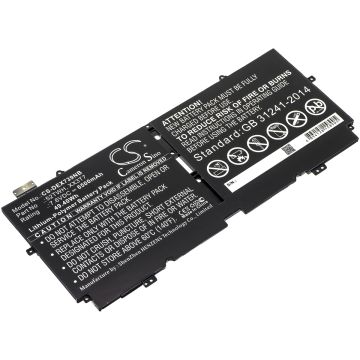 DELL kannettavan tietokoneen XPS 13 7390 yhteensopiva akku 6500mAh