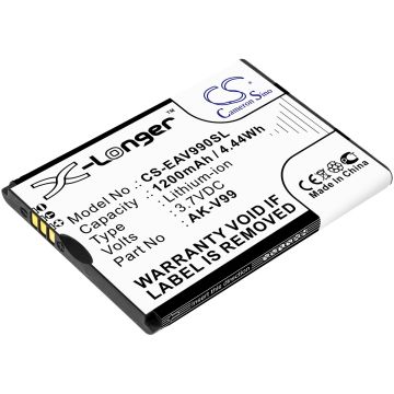 Emporia älypuhelinten Select / V99 yhteensopiva akku 1200mAh