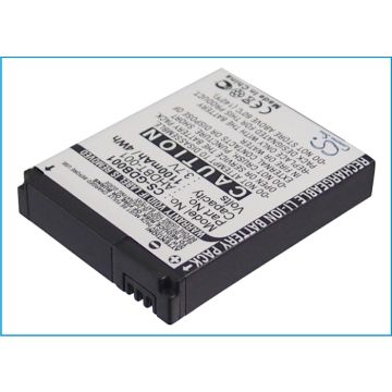 GoPro Hero AHDBT-001 yhteensopiva akku 1100 mAh