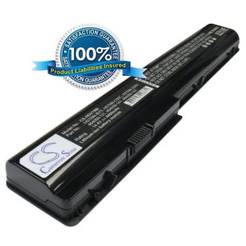 HP Pavilion dv7, Pavilion HDX  akku, 4400 mAh Musta