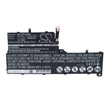 HP Split 13, Split 13 x 2, Split 13-M010DX akku 2950 mAh