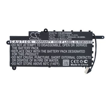 HP Pavilion 11 X360, Pavilion 11-N000, PTN-C115 akku 3800 mAh