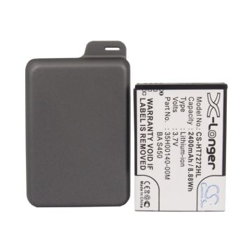 HTC Desire Z tehoakku 2400 mAh - Erillisellä takakannella