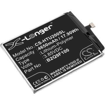 HTC älypuhelinten F233 / U20 5G yhteensopiva akku 4650mAh