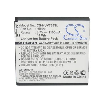 LG AX565, UX565, LX570, Muziq  Tehoakku Laajennetulla mustalla takakannella 1500 mAh