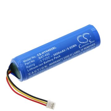 Honeywell viivakoodinlukijan HH492 yhteensopiva akku 2600mAh