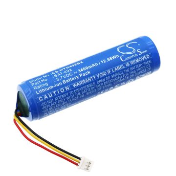 Honeywell viivakoodinlukijan HH492 yhteensopiva akku 3400mAh