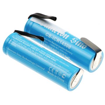 Cameron Sino 14500 Li-ion Akku juotoskorvakkeilla 2kpl 700mAh