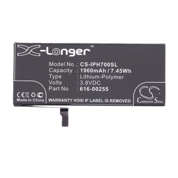 Apple iPhone 7 yhteensopiva akku 1960 mAh