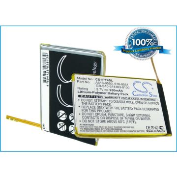 iPod touch 4. sukupolvi akku 930 mAh