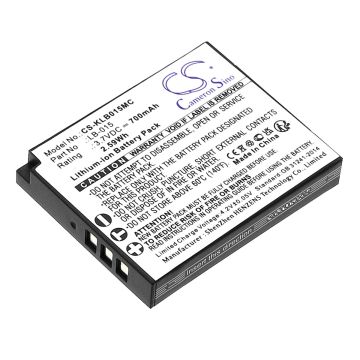 KODAK kameroiden WPZ2 yhteensopiva akku 700mAh