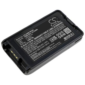 KENWOOD radiopuhelimen NX-220 / NX-320 yhteensopiva akku 3300mAh