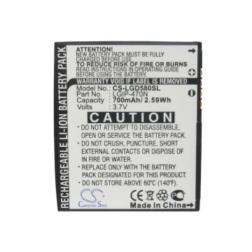 LG GD580, GD580 Lollitop Akku 700 mAh