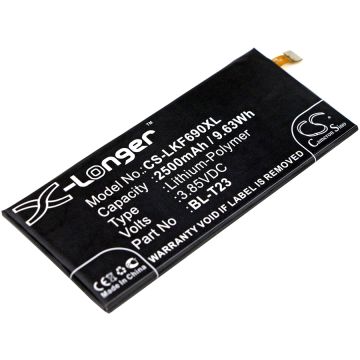 LG BL-T23, X Cam 4G yhteensopiva akku 2500 mAh