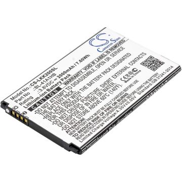 LG K200, K200ds, K200dsK akku 2000mAh