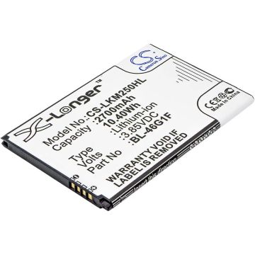 LG Grace, Harmony, K10 2017 akku 2700mAh