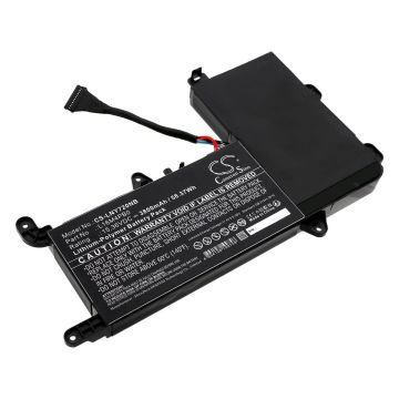 Lenovo kannettavan tietokoneen Legion Y720-15IKB(80VR/81CQ) / Legion Y720-15IKB(80VR00A6GE) yhteensopiva akku 3800mAh