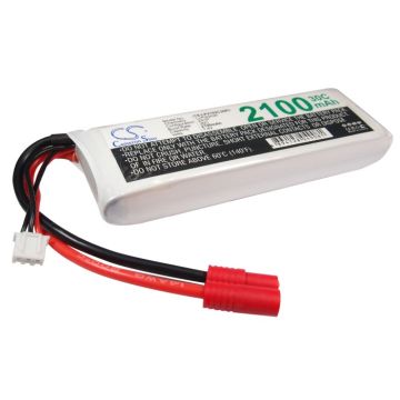 Li-Po akku, 2100mAh, 7,4V, 30C Futaba