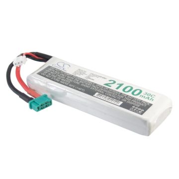 Li-Po akku, 2100mAh, 7,4V, Mini Tamiya