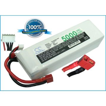 Li-Po akku, 5000mAh, 14,8V, 35C
