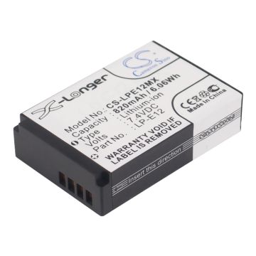 Canon LP-E12 akku - 820 mAh